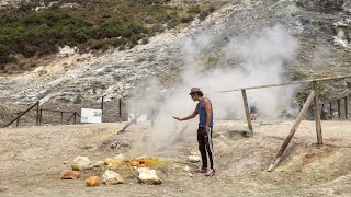 🌋 Solfatara Pozzuoli Italy 🇮🇹 [upl. by Ahserkal]