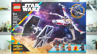 LEGO Star Wars 75393 TIE FIGHTER amp XWING MASHUP Review 2024 [upl. by Hosfmann554]