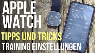 Apple Watch Sport und Fitness App richtig einstellen [upl. by Gneh]