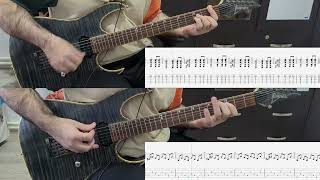 Dark Funeral  Open the Gates 2005 version CORRECT Guitar cover 4k  TABS [upl. by Lyrehc]