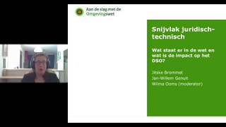 Webinar Snijvlak juridisch en technisch Wat staat er in de wet en wat is de impact op DSO [upl. by Brant]