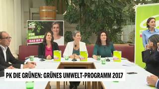 Die Grünen UmweltProgramm 2017 [upl. by Euqilegna138]