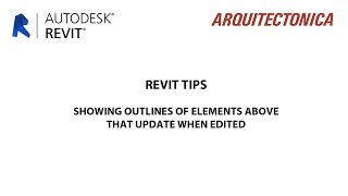 Revit  Showing Elements Above [upl. by Wie]