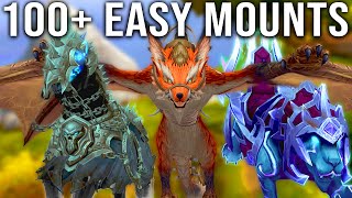 100 Easy to Get Mounts and How to Get Them in World of Warcraft [upl. by Enyamrahc]