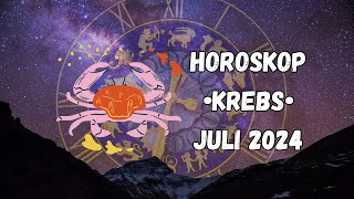 Horoskop  KREBS  Juli 2024  horoskop krebs sternzeichen astrologie [upl. by Anoit]