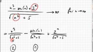 19B2 Grenzwertbetrachtung mit Bruch und Wurzel [upl. by Ahsemed]
