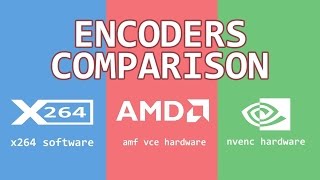 X264 vs VCE vs NVENC [upl. by Harri]