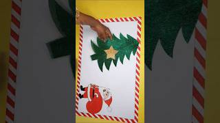 chart paper decoration for schoolhow to decorate chart paper for christmas [upl. by Munafo]