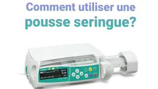 comment utiliser une pousse seringue [upl. by Jayson528]