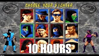 Mortal Kombat 2 Genesis  Character Select Theme Extended 10 Hours [upl. by Spragens]