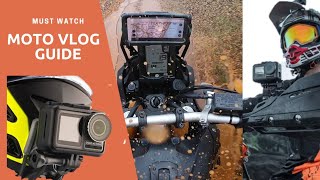 HOW TO MOUNT DJI OSMO ACTION CAMERA ON HELMET  DJI OSMO ACTION CAMERA MIC ADAPTER MOTOVLOG SET UP [upl. by Leclair]