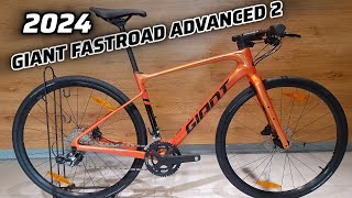 2024 GIANT FASTROAD ADVANCED 2 SMALL HELIOS ORANGE  WEIGHT  SHIMANO TIAGRA [upl. by Namilus501]