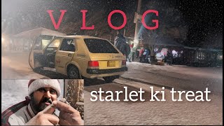 Toyota starlet car ki treat 😂  naqvi vlogs [upl. by Westberg]