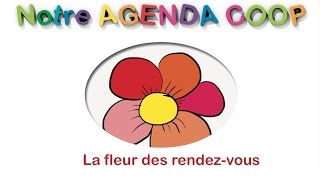 Agenda coop OCCE maternelle  La fleur des rendezvous [upl. by Reniar]