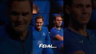 federer amp nadal crying  Last Match of rogerfederer  rafaelnadal viral trending trend [upl. by Chico]