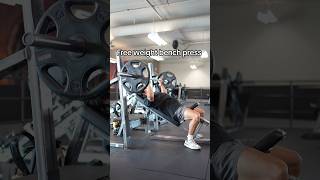 Barbell bench press vs machine bench press [upl. by Terbecki]