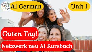 Learn A1 German  Lesson 1 Netzwerk neu A1 Chapter 1 [upl. by Datnow]