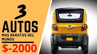 3 AUTOS NUEVOS más BARATOS del mundo  USD 2000 😱 [upl. by Inaffyt]