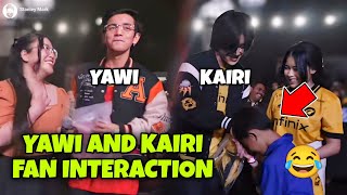 YAWI VS KAIRI FAN INTERACTION IN MPL ID ENG SUBS [upl. by Naimad75]