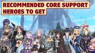 Kings Raid  Recommended Core Support Heroes to Build [upl. by Eddina]