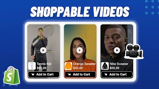 Add Shoppable Videos to Shopify Without Subscription  Easy and Fast [upl. by Narrad]