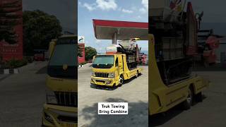 Truk Towing Bring Combineshortsviralvideos trending animasimobiltruk bus bekotrukherichannel [upl. by Adlez825]