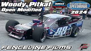 Woody Pitkat Monaco Tri Track Modified Waterford Speedbowl 2024 [upl. by Jaime]