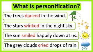 What is personification 🤔  Personification in English  Learn with examples [upl. by Llewon213]