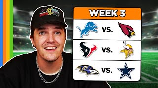 Predicting Every Week 3 NFL Game [upl. by Norbel]