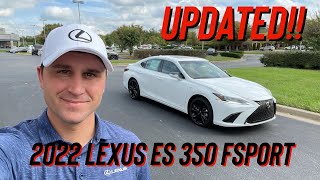 Overview Updated 2022 Lexus ES 350 FSport [upl. by Abbye]