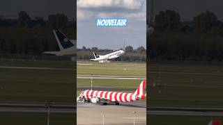 Nouvelair 🛫Takeoff shorts aviation video airplane düsseldorf airport germany travel 2024 [upl. by Cuyler]