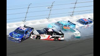 Chaotic Finish 2012 NASCAR Nationwide Series Daytona [upl. by Vaules]