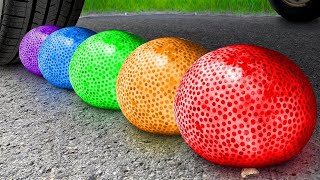 quotCar vs Giant Slime Balls Crushing Soft amp Crunchy Objects in Epic Car Experiment  Viral Car Smashquot [upl. by Reffotsirk]