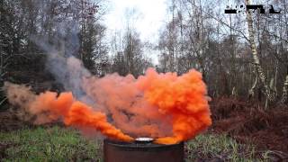 Enola Gaye  BURST Wirepull Smoke Grenade  ORANGE [upl. by Tap]