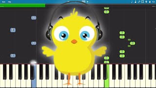 El Pollito Pio  EASY Piano Tutorial  Pulcino Pio [upl. by Aninahs959]