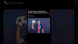 React a Hakimi qui prolonge son contrat hakimi psg football react reaction [upl. by Ynnaf]