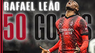 Rafael Leão all 50 goals in Rossonero  Goal Collection [upl. by Kehsihba792]