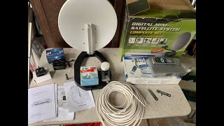 How To Set NSS 6 On 18 Inch Dish  Tevion Portable Mini Satellite System [upl. by Einnaf459]