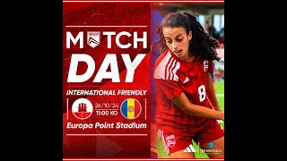 Womens International Friendly Gibraltar  Andorra  October 26 2024  1100 CET [upl. by Munster]