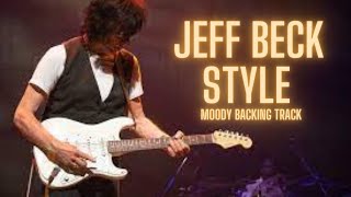 Jeff Beck Style Backing Track  Moody And Melodic in Am [upl. by Hillie]