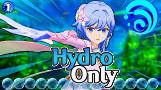 Can I Beat Genshin Impact with Hydro Only [upl. by Lemak]