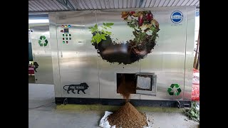 Automatic Organic Waste Compost Machine with Inbuilt Shredder [upl. by Panther]