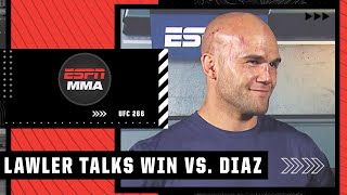 Robbie Lawler recaps his UFC 266 win vs Nick Diaz  ESPN MMA [upl. by Alamat]