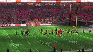 BC Lions Vs Montreal Alouettes Team Introductions October 19th 2024 [upl. by Nowd]