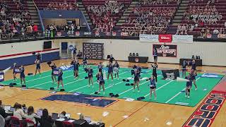 Bridge Creek High School Cheer STATE Championship 20242025 1st round performance [upl. by Atinahs921]