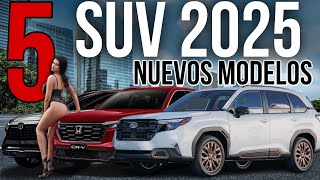 ✅ 5 MEJORES SUV COMPACTAS para 2025  NUEVOS MODELOS [upl. by Kirat]