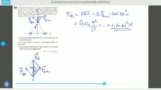 Esercizi su potenziale ed energia potenziale elettrica [upl. by Darmit]