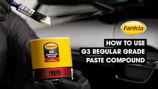 Farécla G3 Regular Grade Paste Compound  How to Use EN  fareclaproductsltd [upl. by Alet]