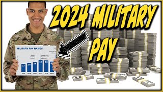 2024 Military Pay chart  What will you make [upl. by Donnelly]