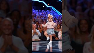 Worlds Best Dance by a Baby Girl Wows the Judges on AGT 😍 agt shorts [upl. by Lisab670]